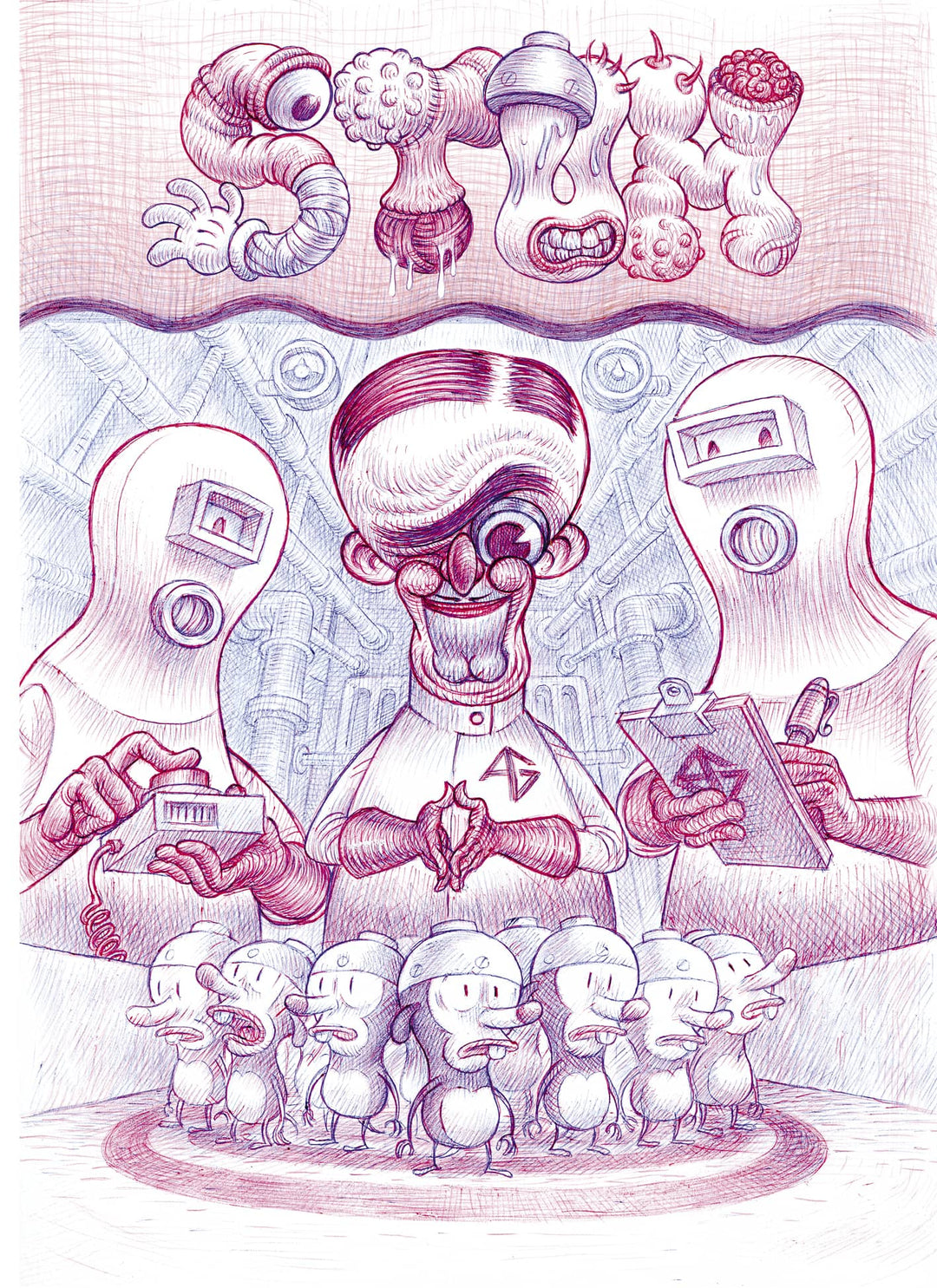 STUM - 99 COPIES LIMITED EDITION ( 16 EXCLUSIVE PAGES ) + 2 A4 SIGNED PRINT