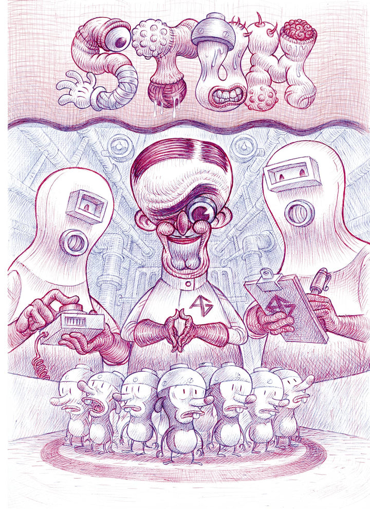 STUM - 99 COPIES LIMITED EDITION ( 16 EXCLUSIVE PAGES ) + 2 A4 SIGNED PRINT