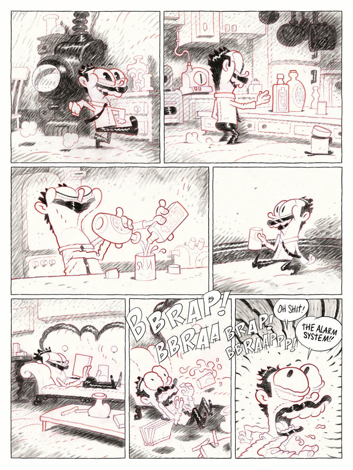 Dog Head #1 by Dave Cooper  - Hardcover limited edition ( 16 exclusive doodles pages )