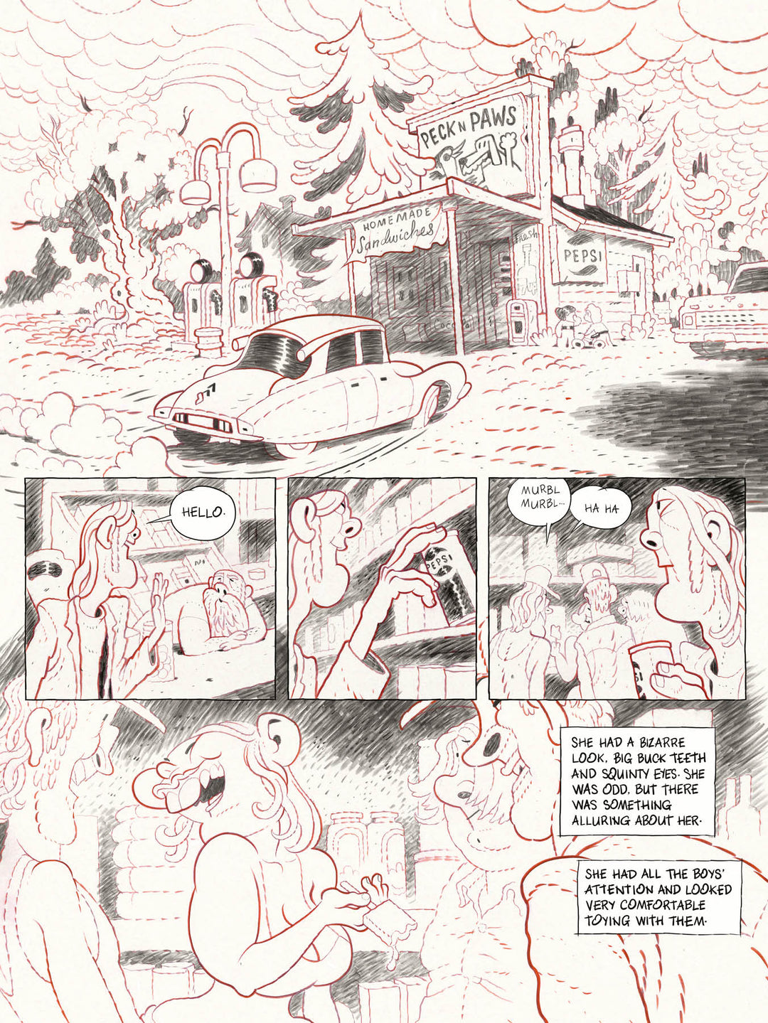 Dog Head #1 by Dave Cooper  - Hardcover limited edition ( 16 exclusive doodles pages )