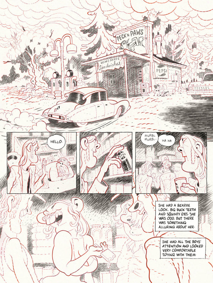 Dog Head #1 by Dave Cooper  - Hardcover limited edition ( 16 exclusive doodles pages )