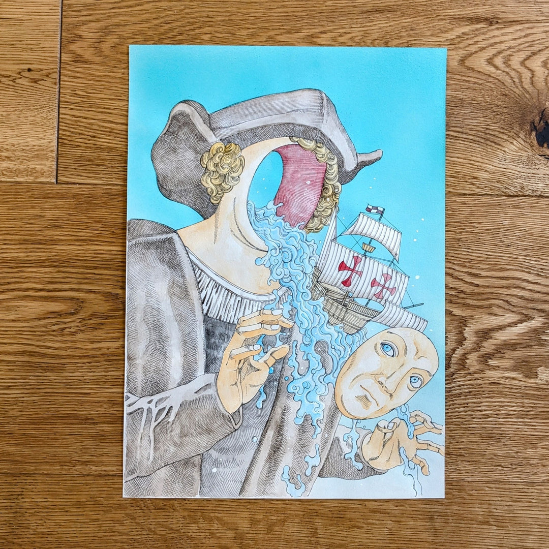 Shintaro Kago Original Painting