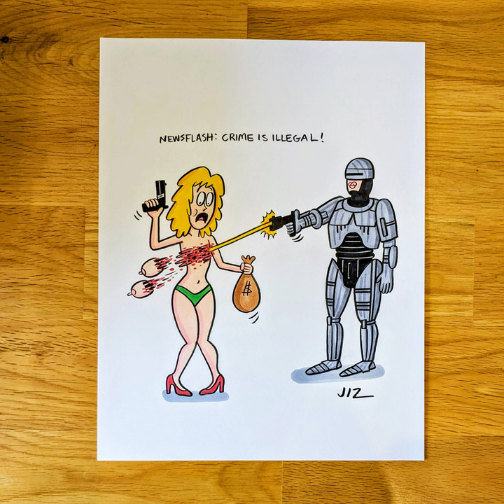 Johnny Ryan original arts : Wet Market series (Choose your favorite )