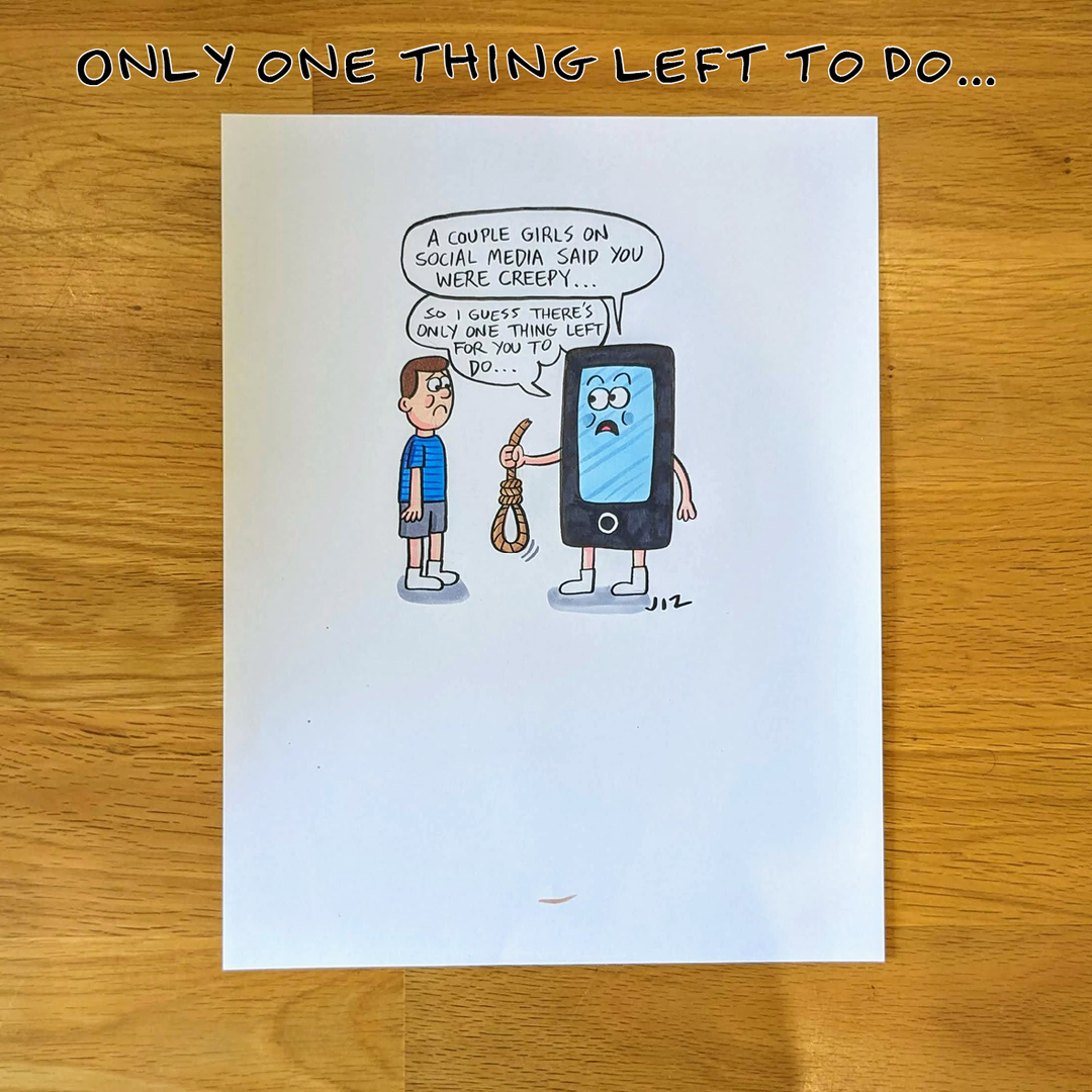 Johnny Ryan original arts : social network series (Choose your favorite )