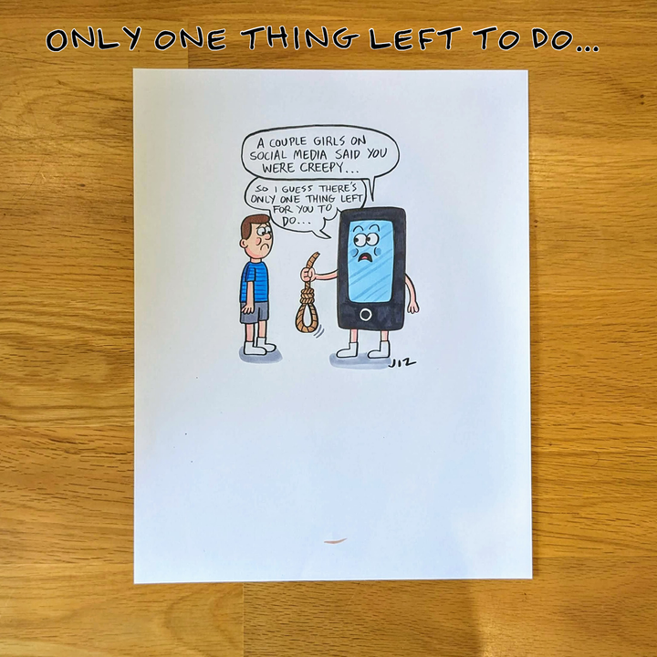 Johnny Ryan original arts : social network series (Choose your favorite )