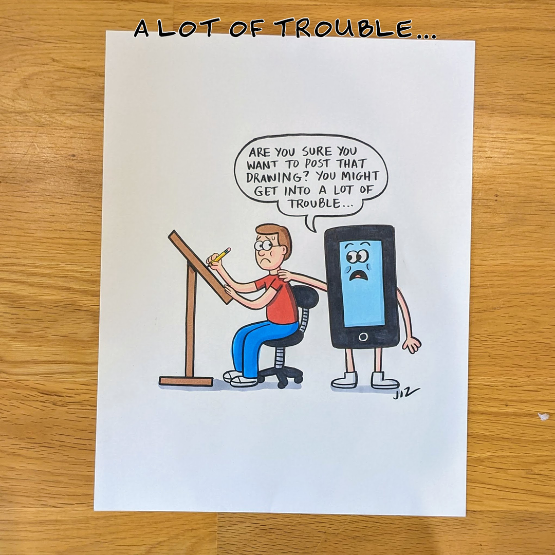 Johnny Ryan original arts : social network series (Choose your favorite )