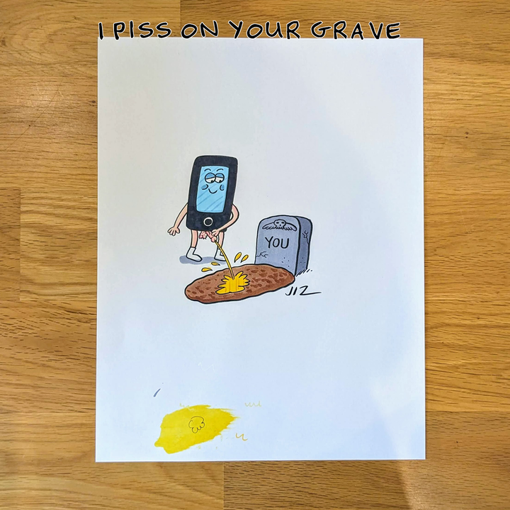 Johnny Ryan original arts : social network series (Choose your favorite )