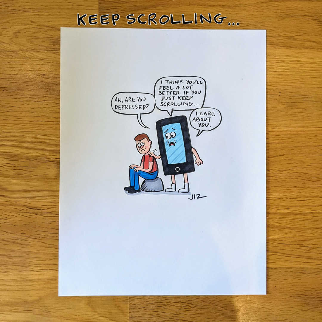 Johnny Ryan original arts : social network series (Choose your favorite )