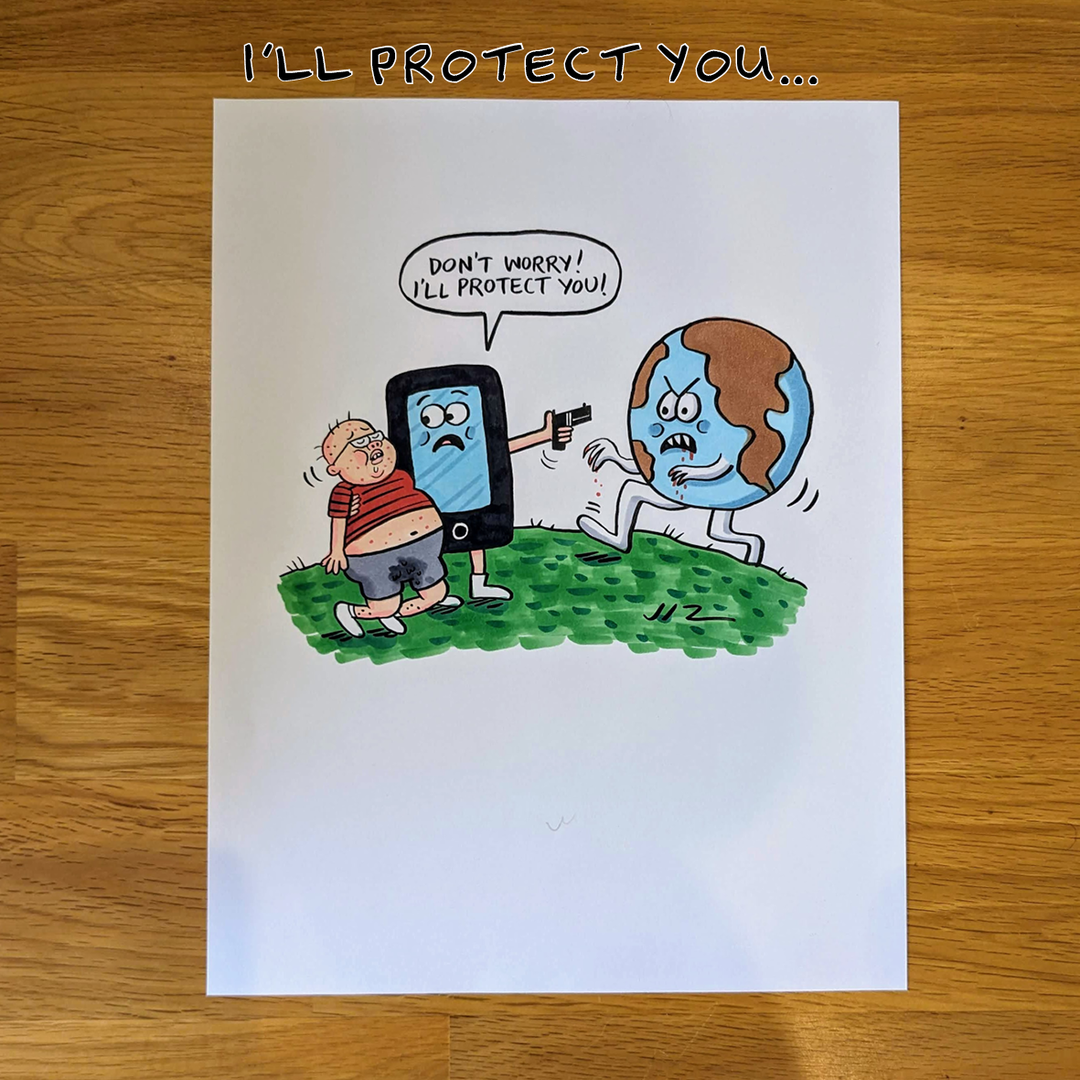 Johnny Ryan original arts : social network series (Choose your favorite )