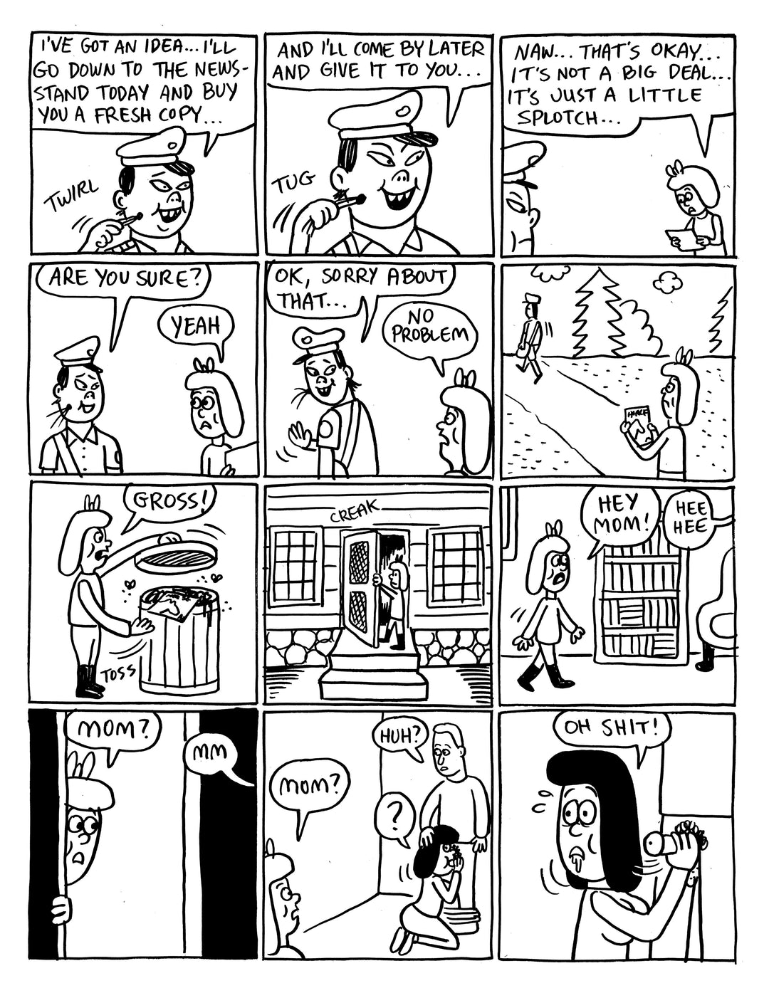 A tale of Terror issue three : WHO R*PED MY HORSE by Johnny Ryan