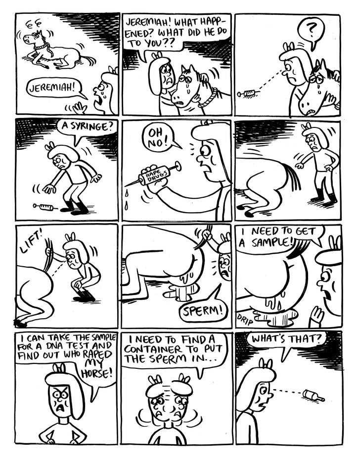 A tale of Terror issue three : WHO R*PED MY HORSE by Johnny Ryan