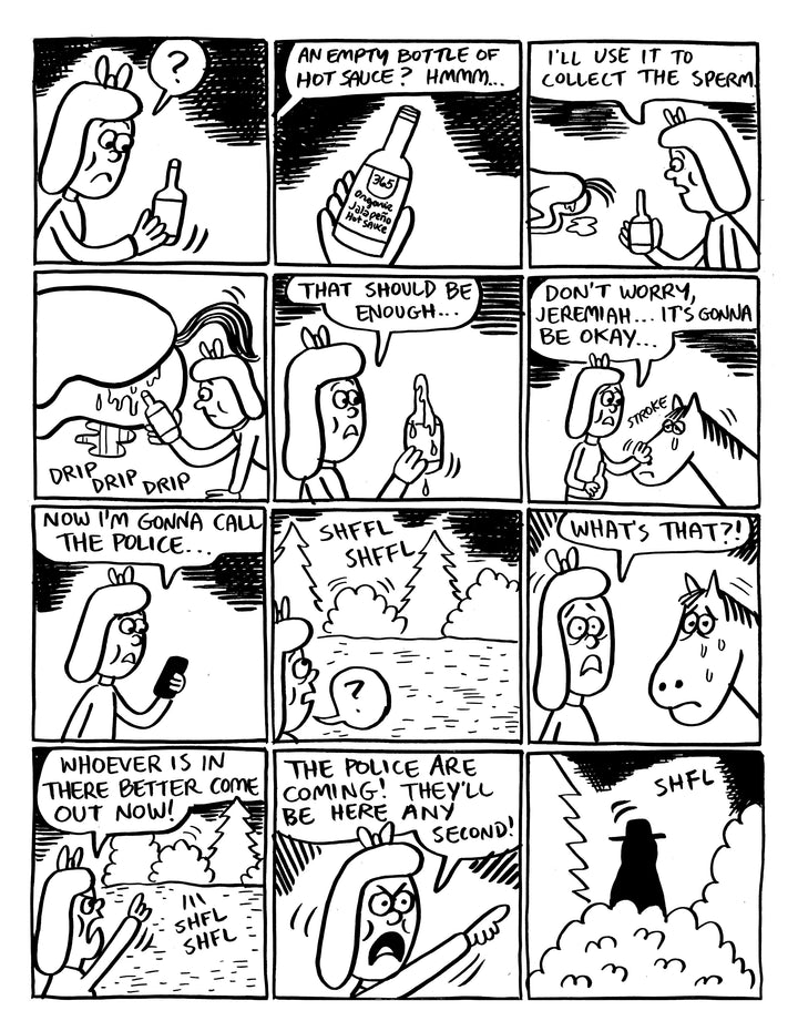 A tale of Terror issue three : WHO R*PED MY HORSE by Johnny Ryan