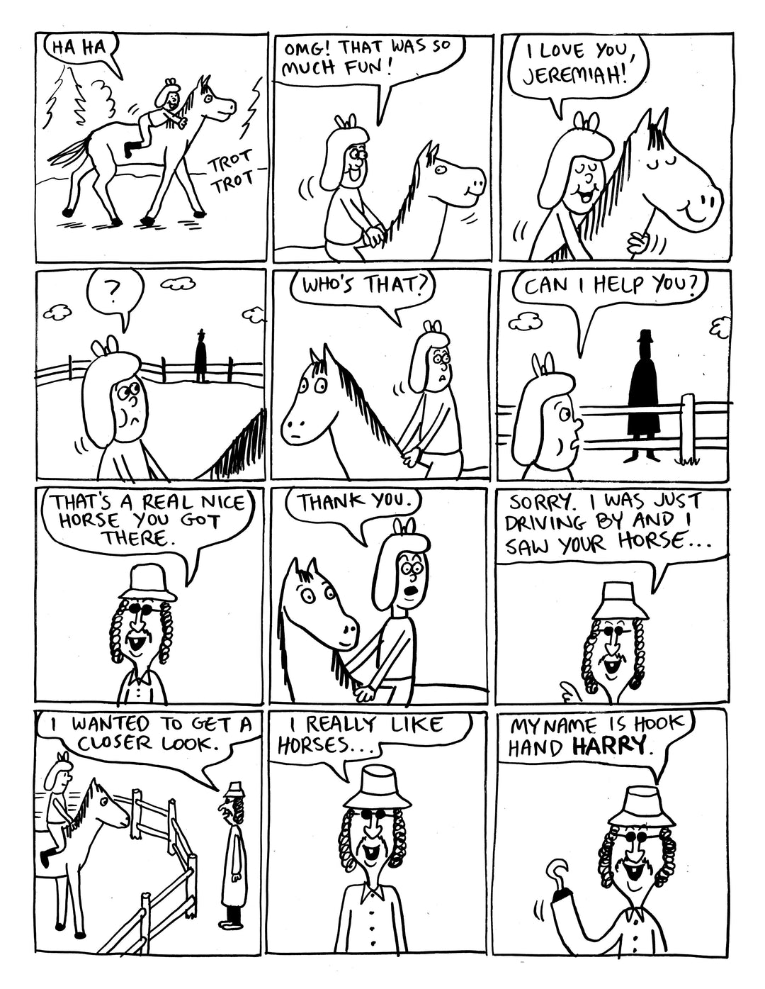 A tale of Terror issue three : WHO R*PED MY HORSE by Johnny Ryan