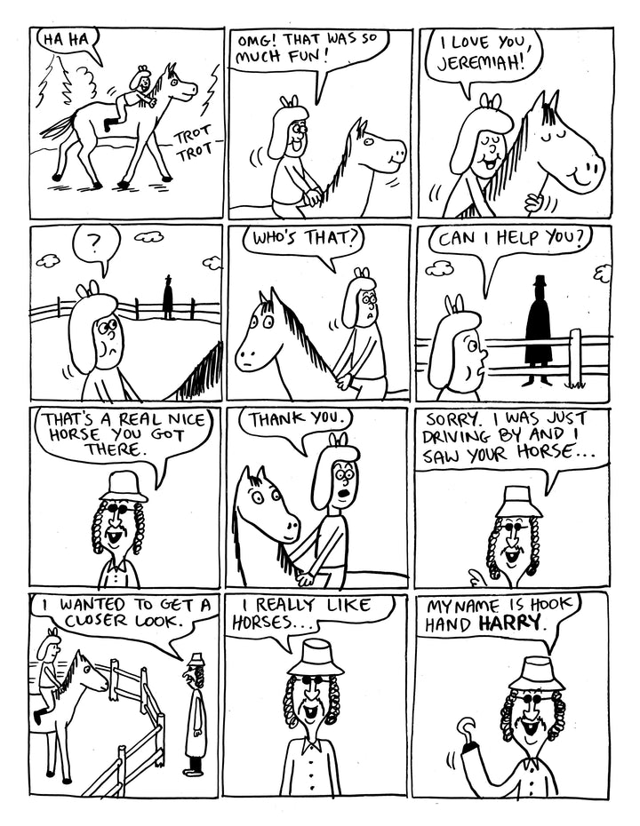 A tale of Terror issue three : WHO R*PED MY HORSE by Johnny Ryan