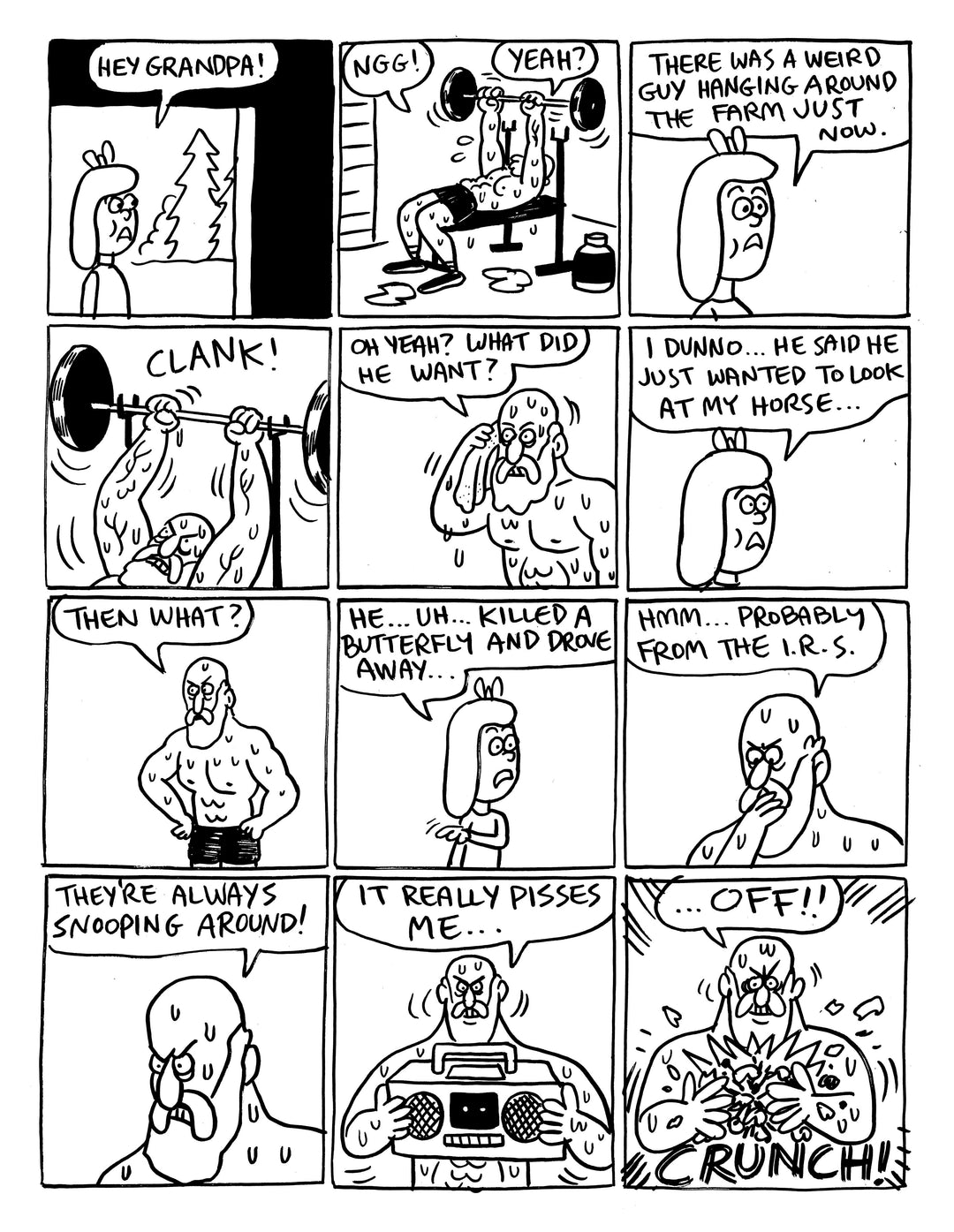 A tale of Terror issue three : WHO R*PED MY HORSE by Johnny Ryan