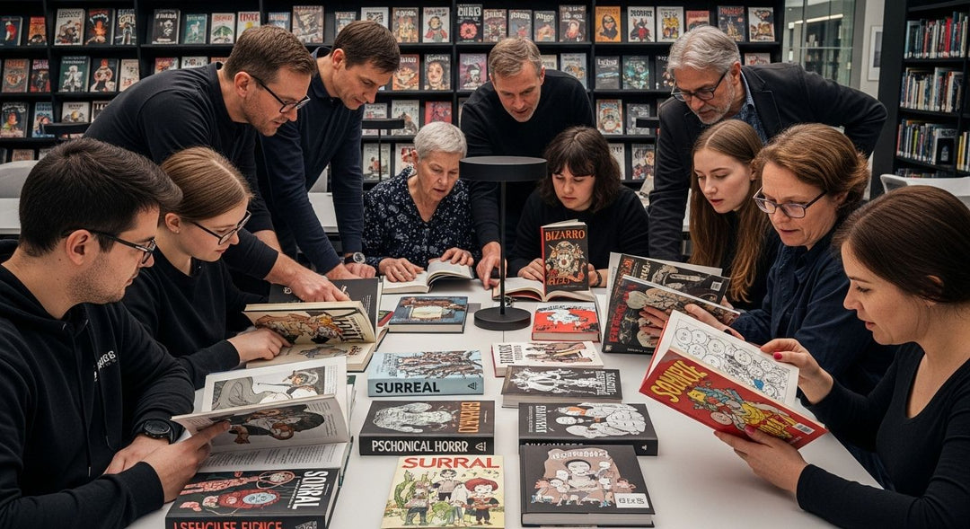 graphic novel genres, comic library, readers