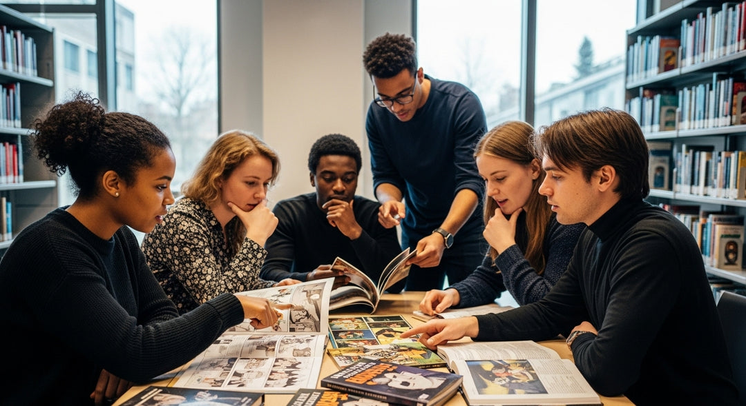 graphic novels discussion, diverse library, reading group