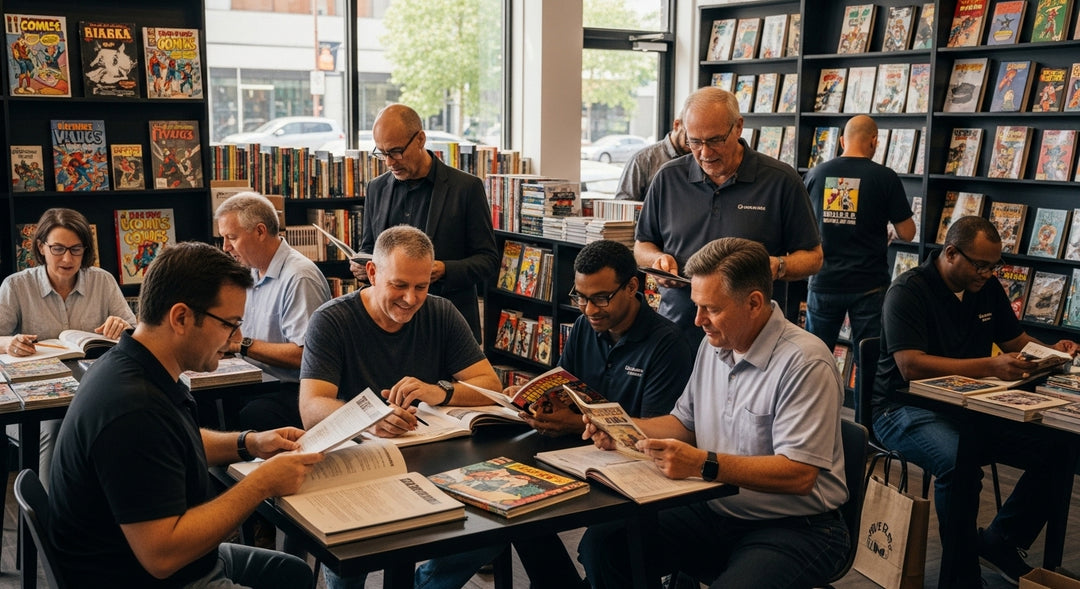 comic collectors reading education