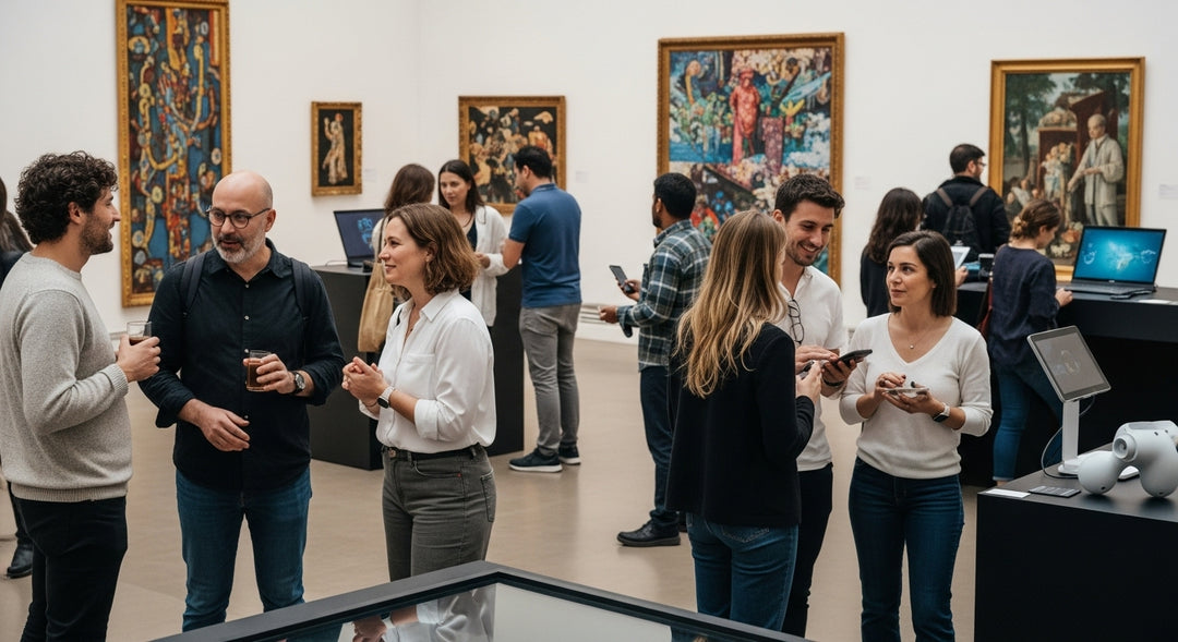 art exhibition 2025, modern gallery, interactive art