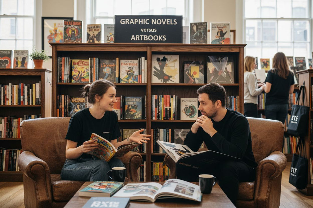 graphic novels artbooks comparison