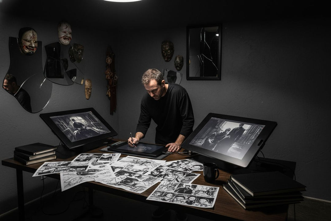 graphic novelist studio