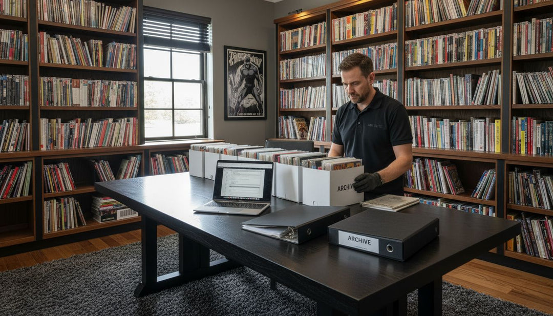 professional comics archive setup