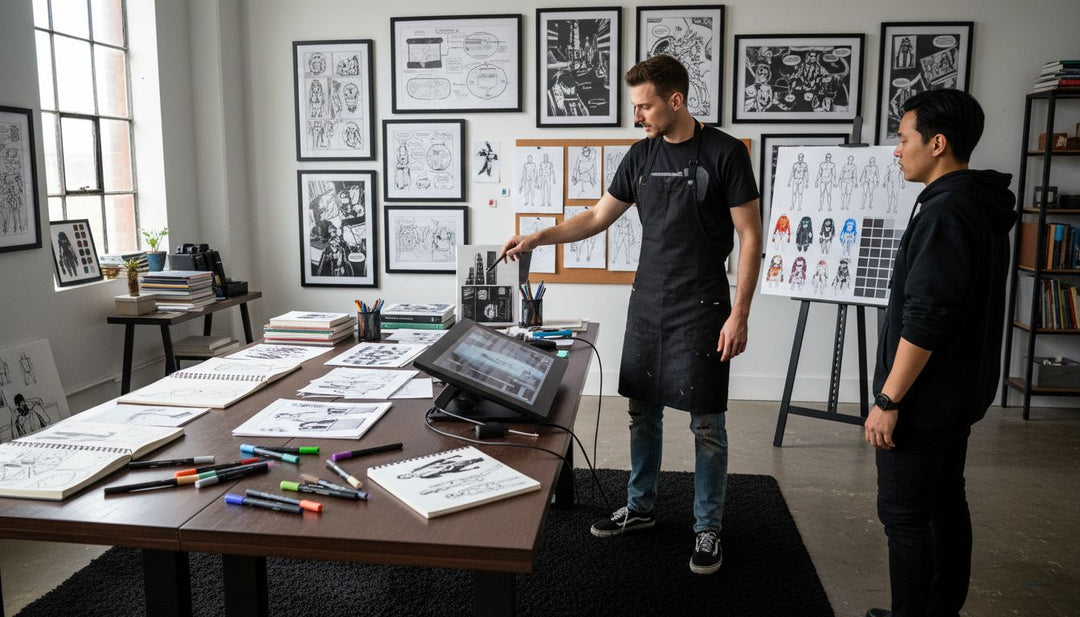 artist studio storytelling