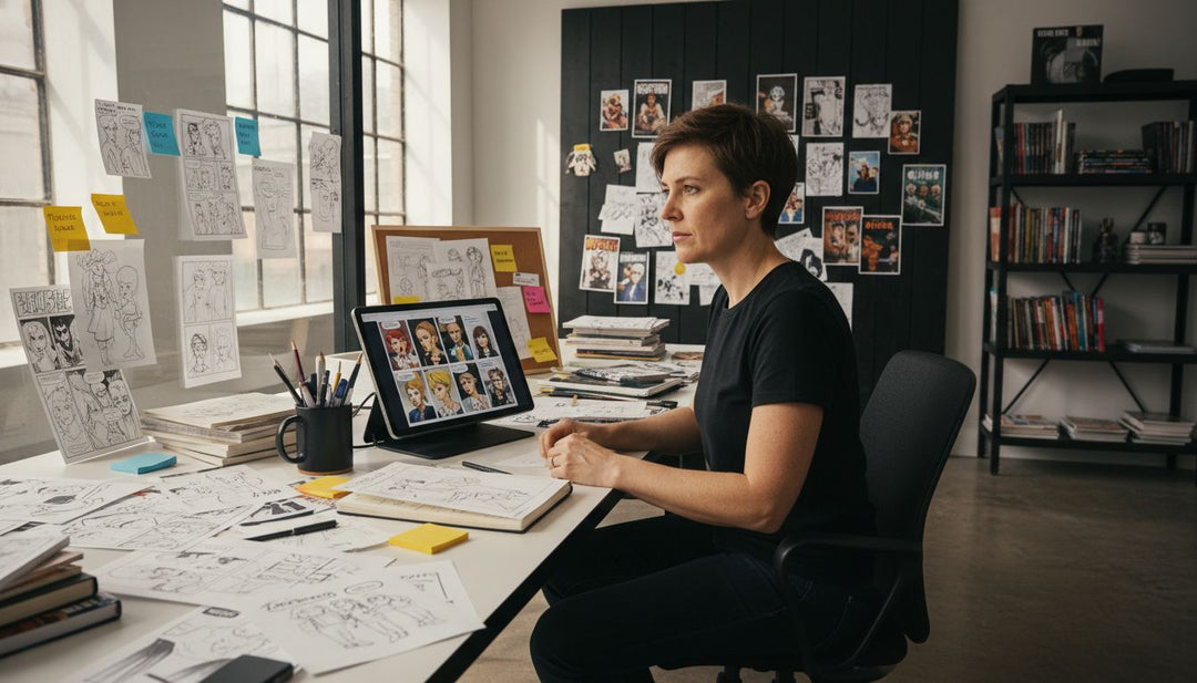 comic creator workspace