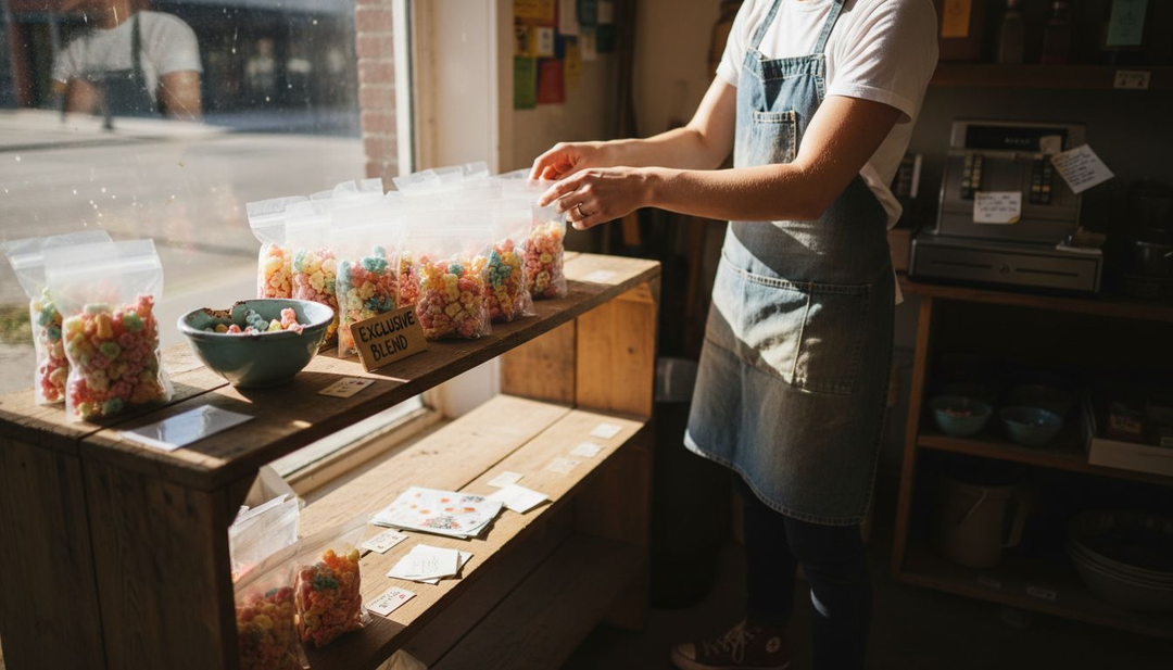 Collector flipping through indie graphic novel