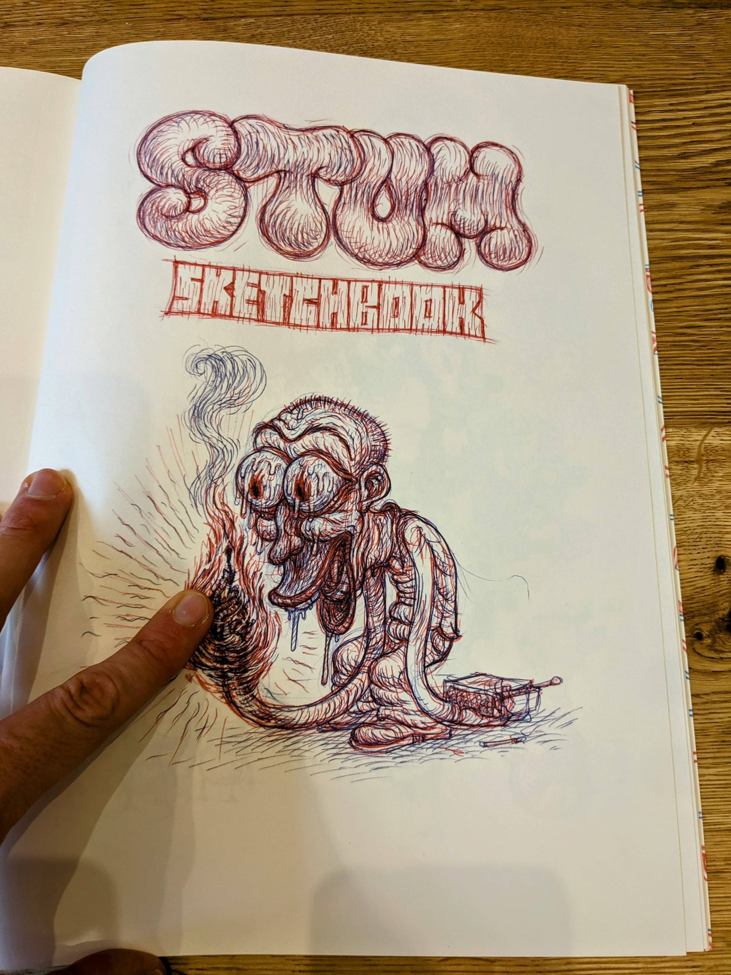 STUM - 99 COPIES LIMITED EDITION ( 16 EXCLUSIVE PAGES ) + 2 A4 SIGNED PRINT
